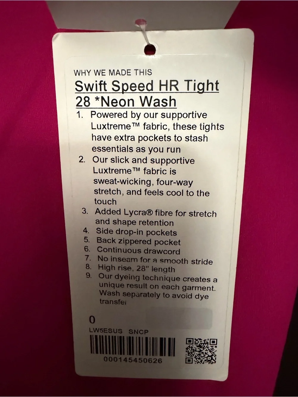 lululemon athletica new tags